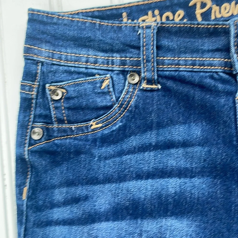 JUSTICE PREMIUM JEANS GIRLS SIMPLY LOW BLUE JEANS SIZE 12S